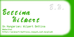 bettina wilpert business card